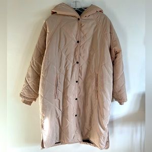 Quilted Long Coat NWOT
